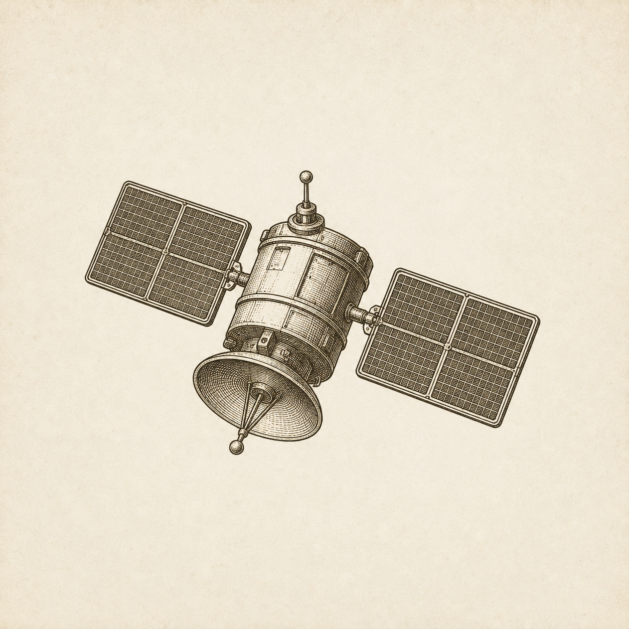 Satellite representing orbital AI infrastructure.